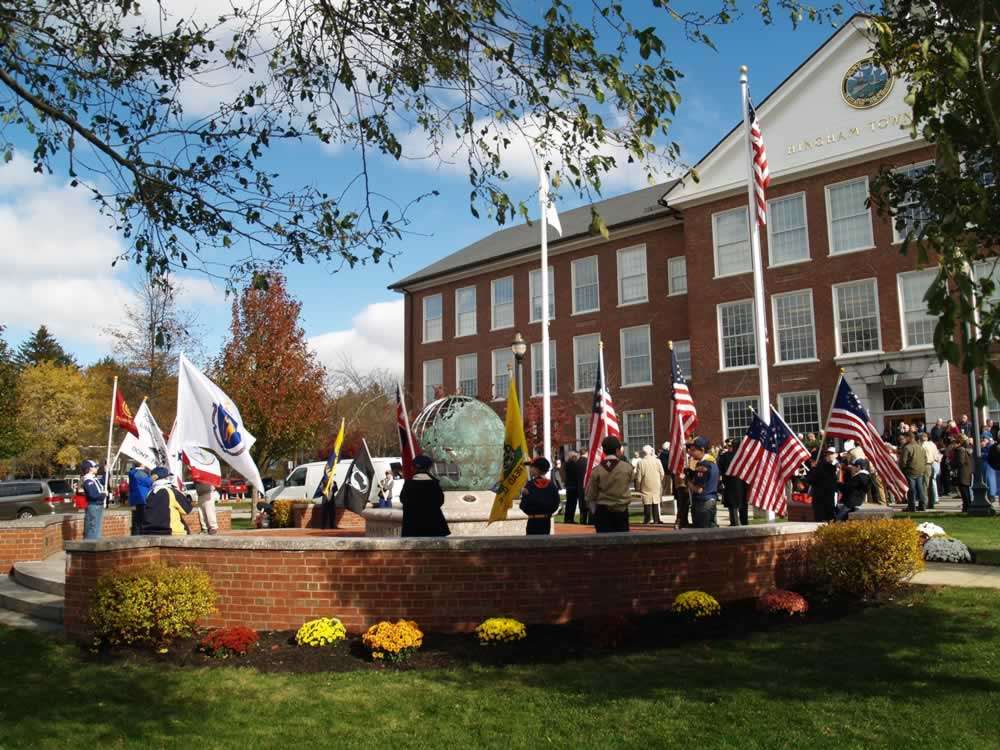 Opening Ceremonies in front of Town Hall